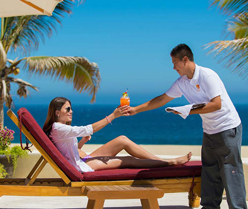 Pool side service Pool side service