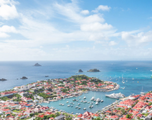 St. Barth aerial view St. Barth aerial view